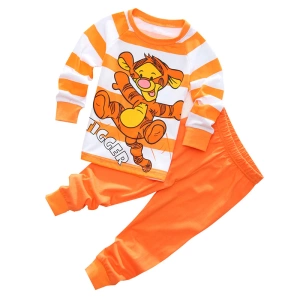 Modisches Pyjama-Set aus Baumwolle Tigger in Orange
